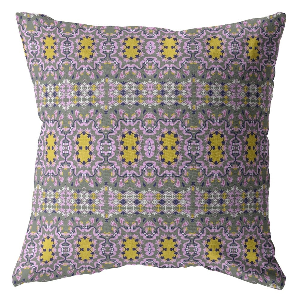 Purple and yellow hotsell throw pillows